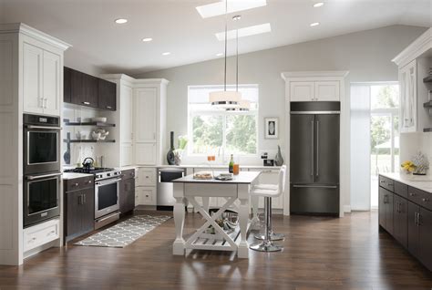 stainless steel appliances with light cabinets|lightweight kitchen cabinets.